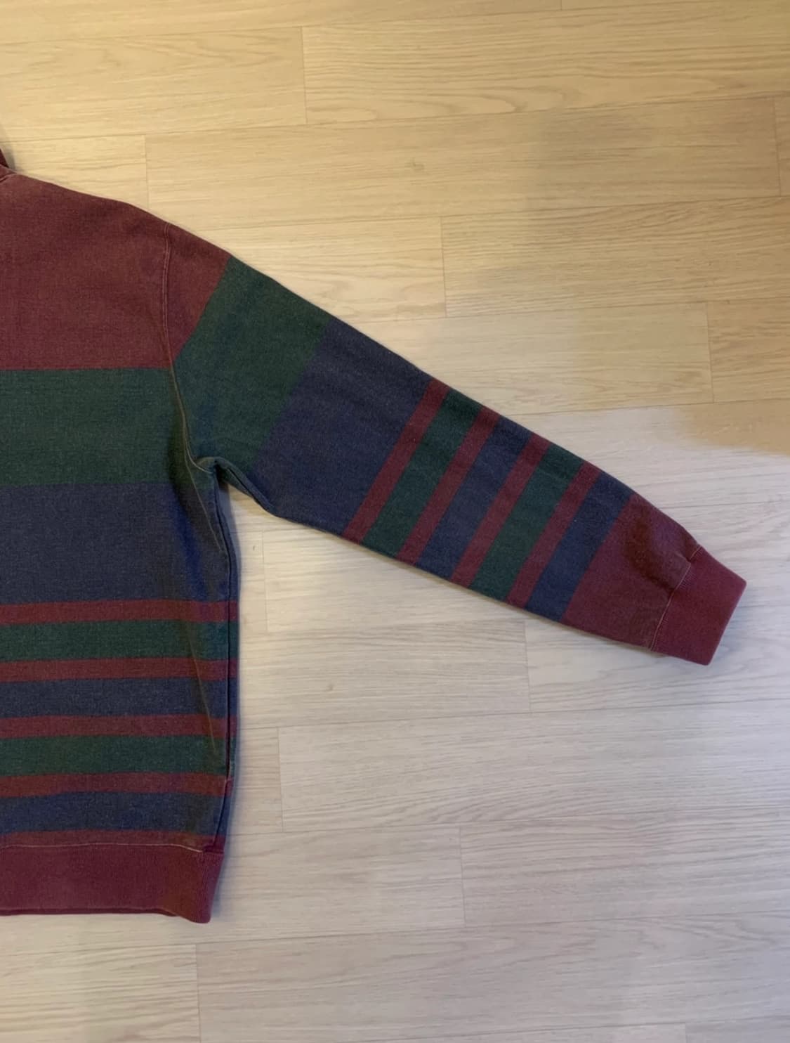 슈프림(SUPREME) 프린트 스트라이프 하프 집업 상품이미지5