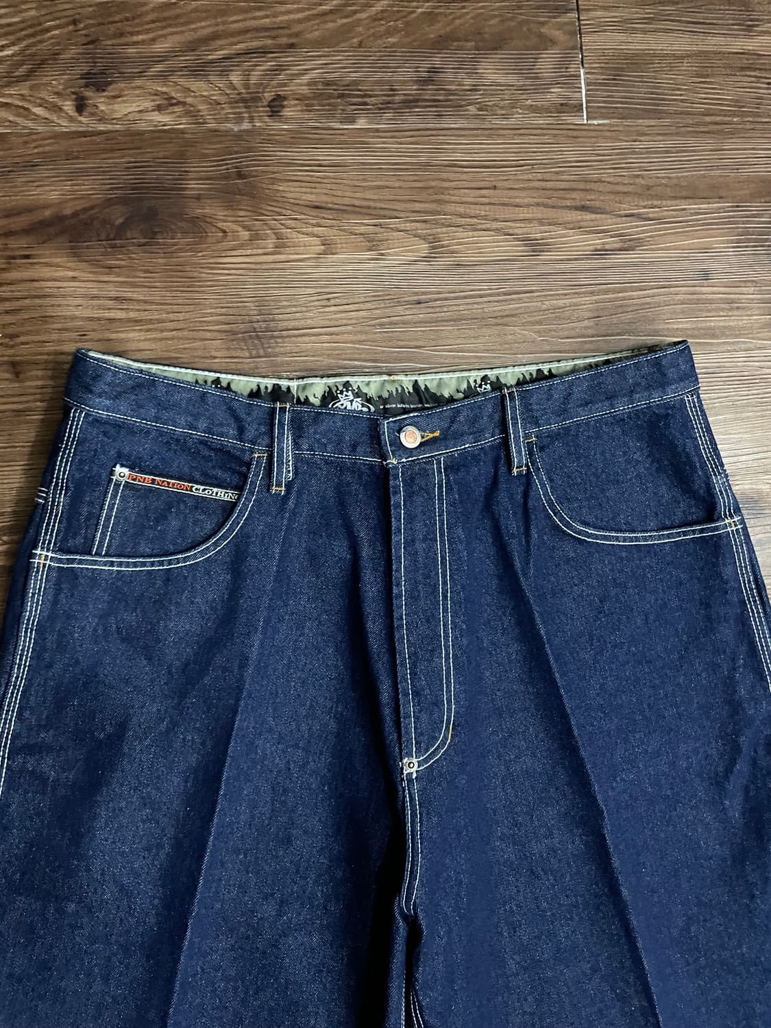 PNB NATION CLOTHING 버뮤다 데님 카펜터 팬츠 생지 상품이미지6