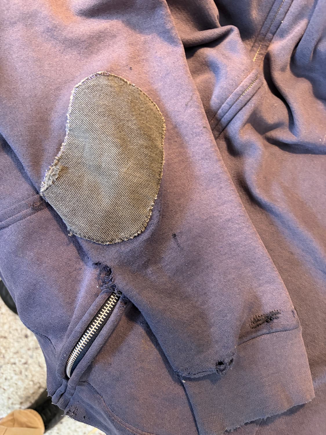 90s distressed 후드집업 상품이미지4