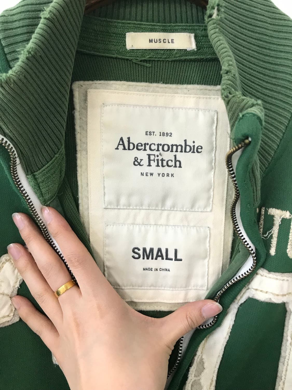 아베크롬비 y2k 와투케 빈티지 디테일 져지 상품이미지5