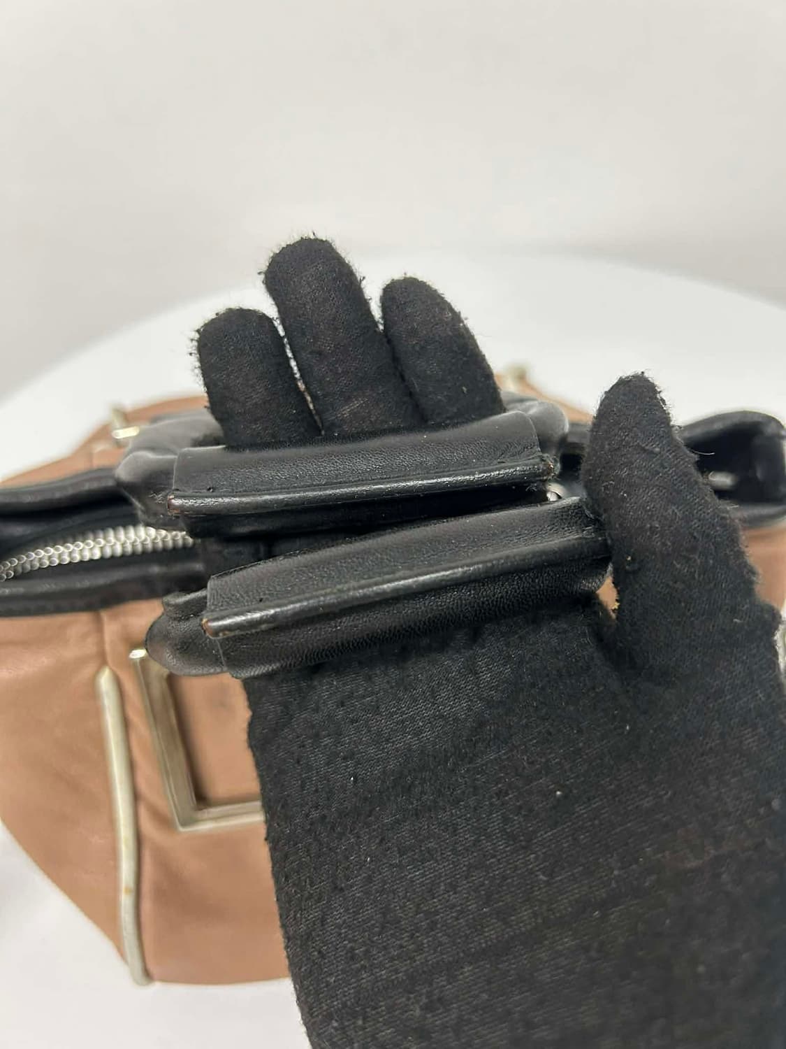 끌로에 가죽 투톤 투웨이 숄더백 크로스백 상품이미지10