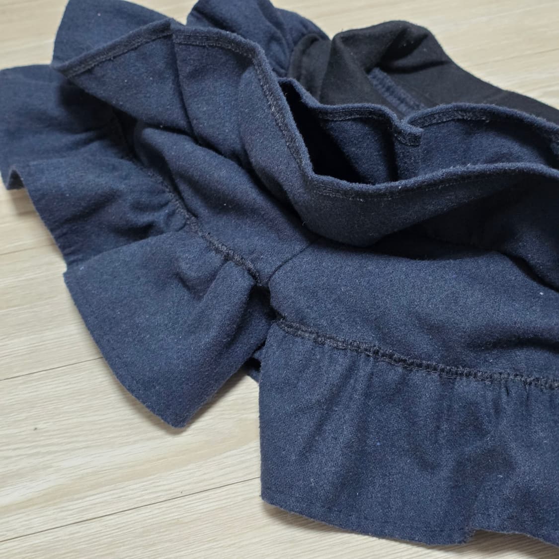 빈티지)프릴 미니 큐롯 오네갸루st 로맨틱 미니스커트 치마바지 팬츠 상품이미지3