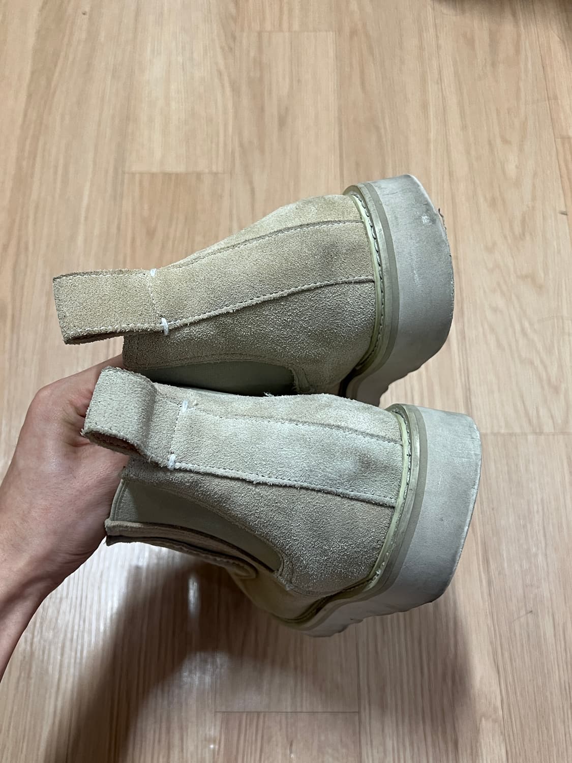 커버낫 컴피 첼시 부츠 베이지 상품이미지5