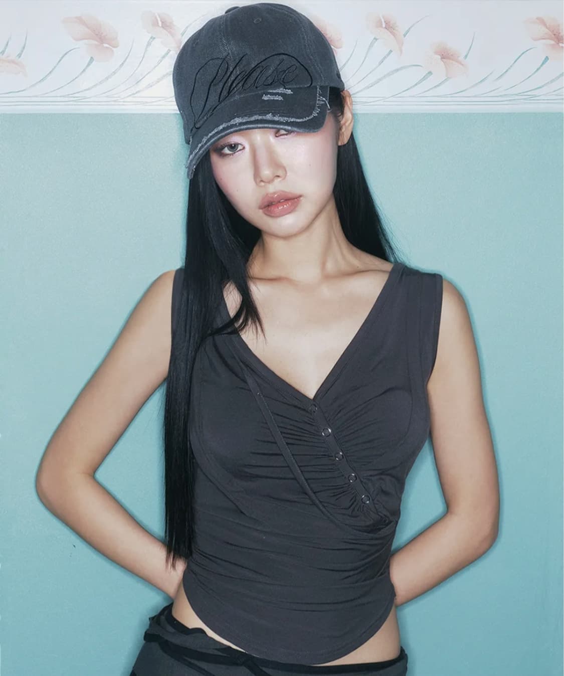 Deba Sleeveless Top (Charcoal) 상품이미지2