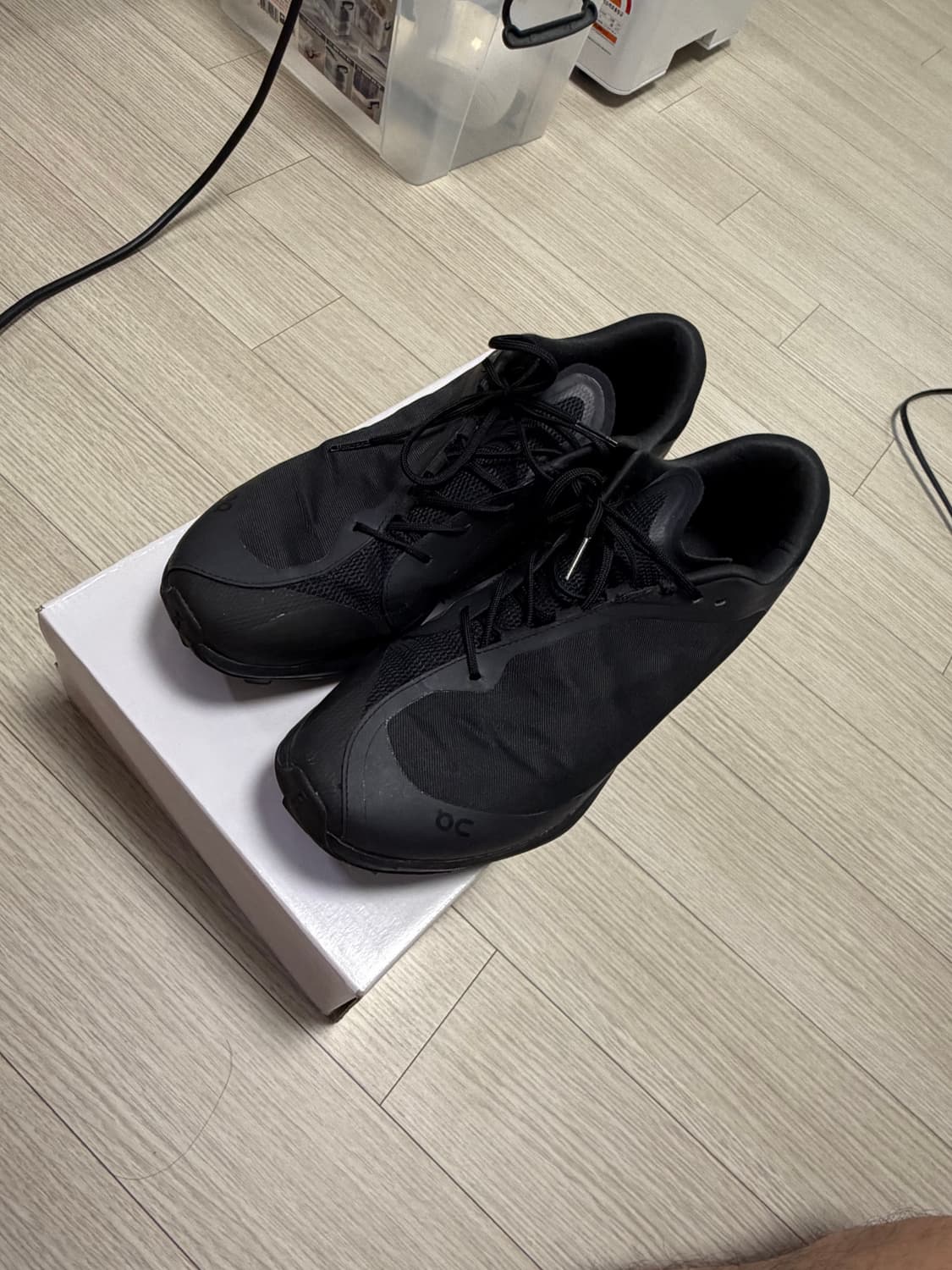 [290] 온 러닝 파프 클라우드벤쳐 피크 올 블랙 상품이미지4