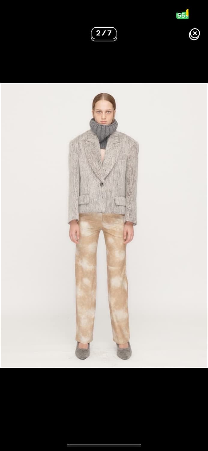 오픈와이와이 크롭 울자켓 상품이미지2