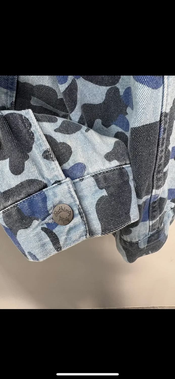 베이프 블루 카모데님 자켓 H1414 상품이미지6