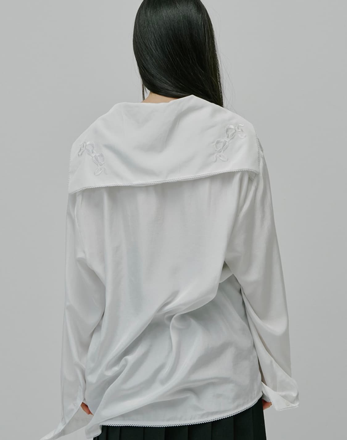 [미착] 프레클 bow sailor collar blouse 상품이미지2