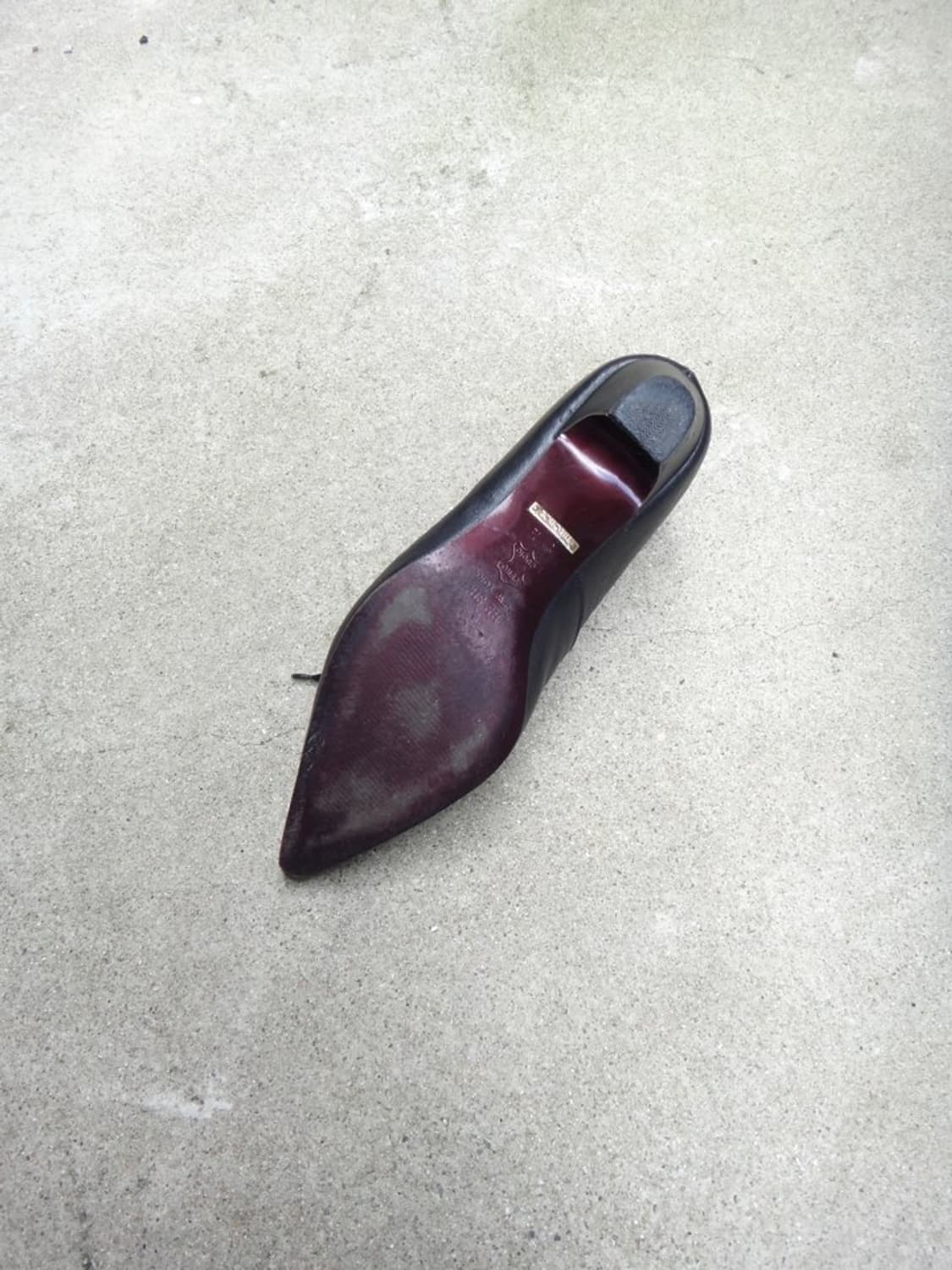 Point toe ankle strap shoes / black 상품이미지8