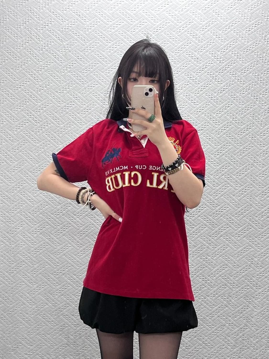 폴로 랄프로렌 커스턴핏 클럽 치프키프 카라 반팔티 L C10666 상품이미지1