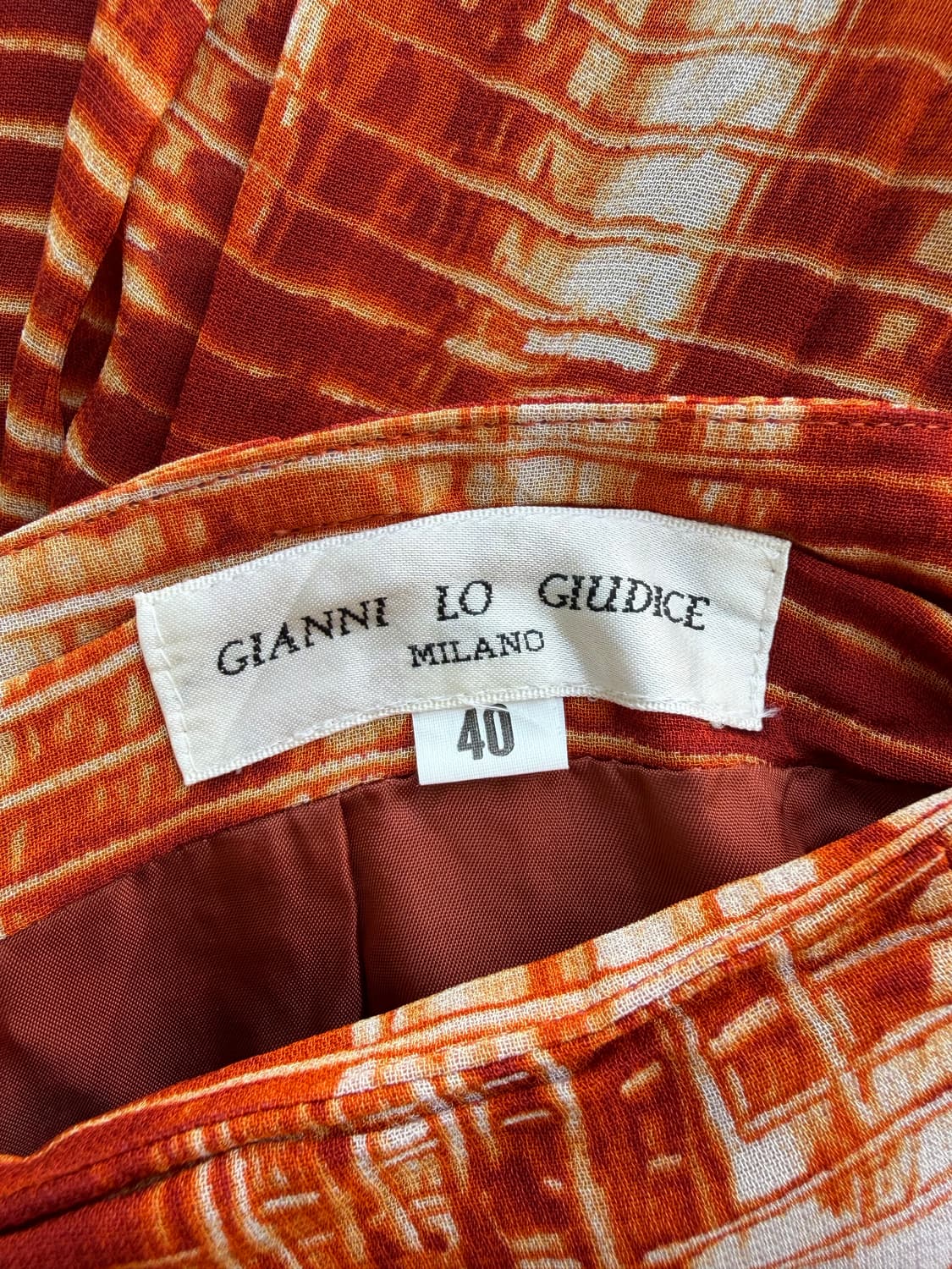 GIANNI LO GIUDICE 아트 패턴 롱 스커트 상품이미지6