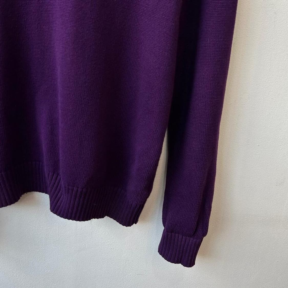 9848 - 폴로 랄프로렌 퍼플 반집업 니트 상품이미지3