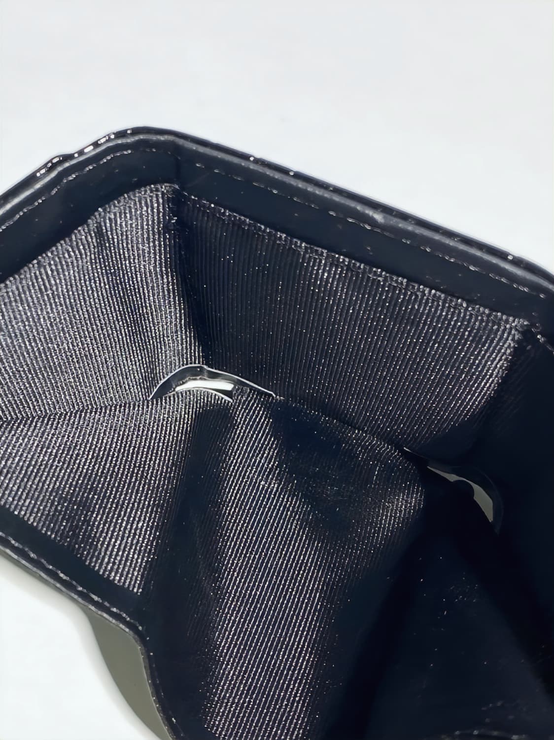 비비안웨스트우드 아카이브 블랙 유광 레더 에나멜 반지갑(풀구성, 새상품) 상품이미지4