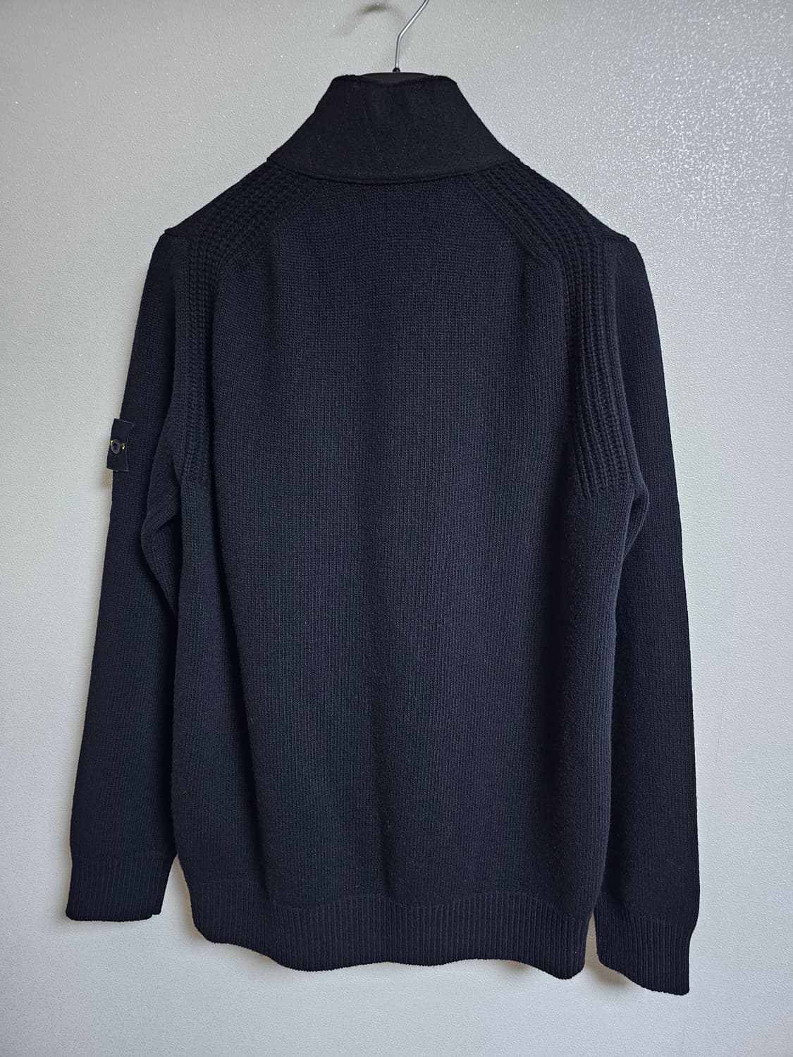 스톤아일랜드 하이넥 울 가디건 상품이미지2