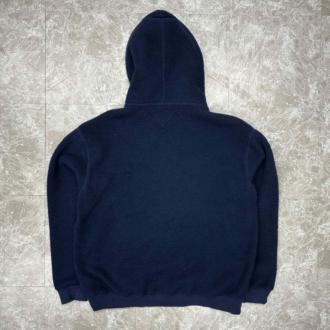 타미힐피거 진스 네이비 플리스 후드집업 후리스(L) 상품이미지3