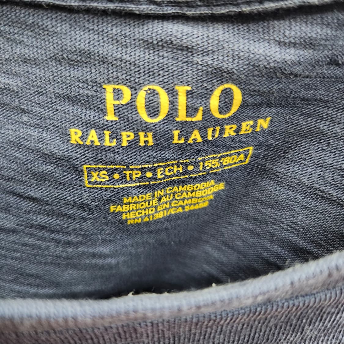 폴로랄프로렌 박스로고 자수 반팔티 XS(S) 상품이미지5