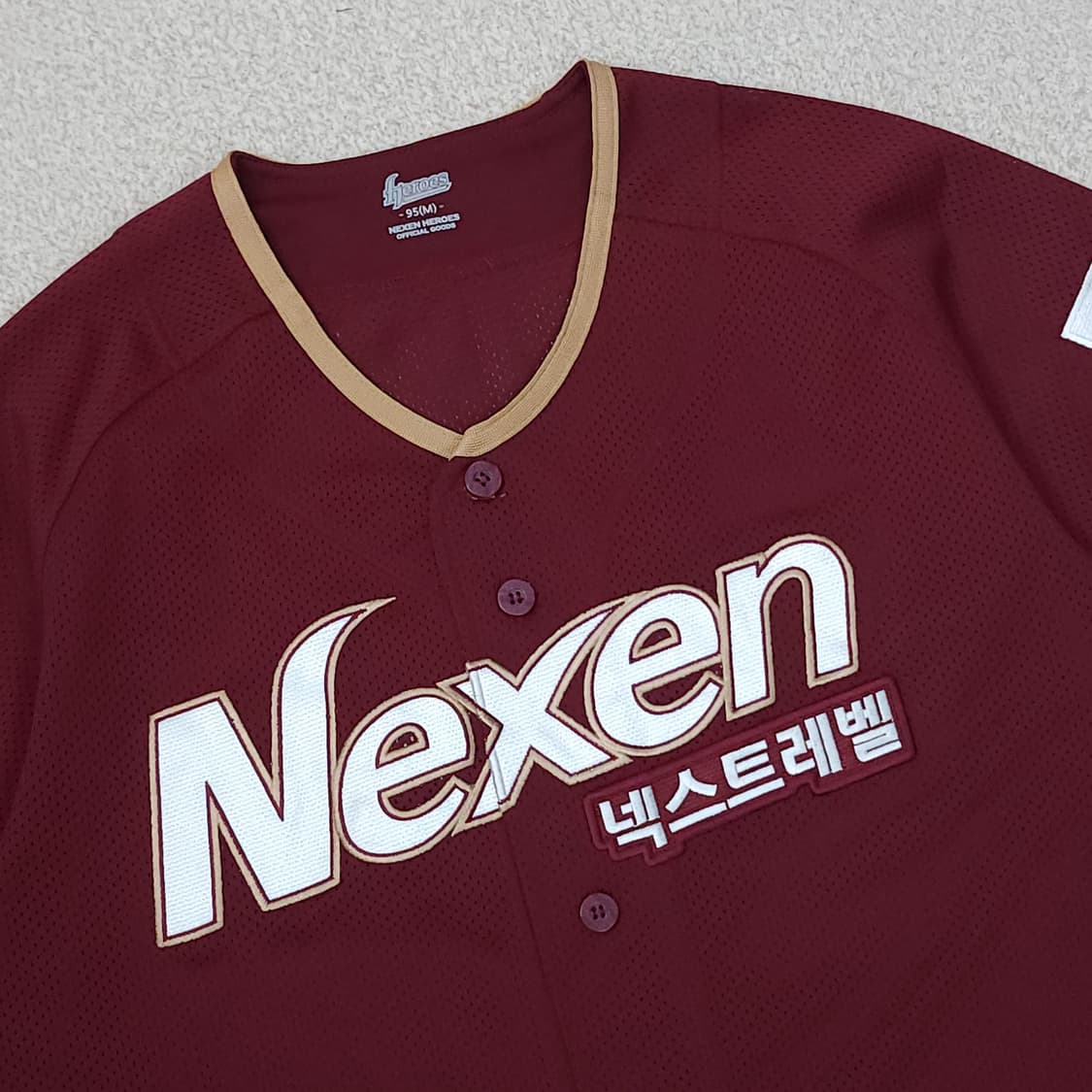 (M)넥센 히어로즈 반팔 야구 유니폼 져지 여름 스포츠 상품이미지2