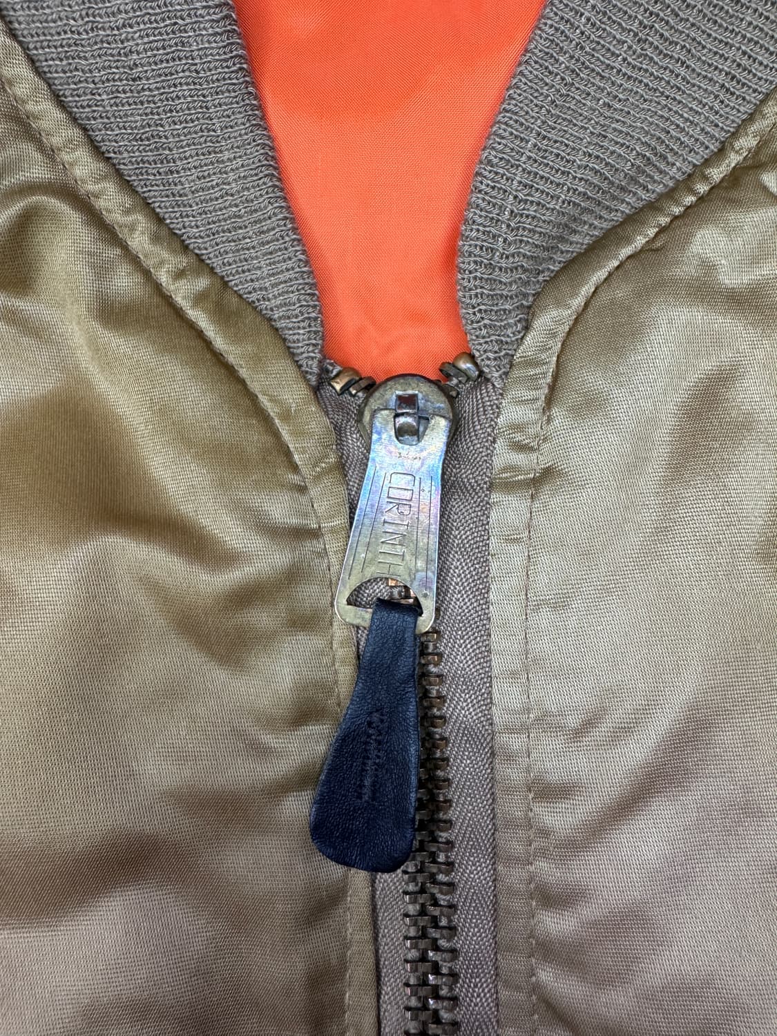 빈티지 콜린스 마원 CORINTH MA-1 리버시블 항공점퍼 L 상품이미지3