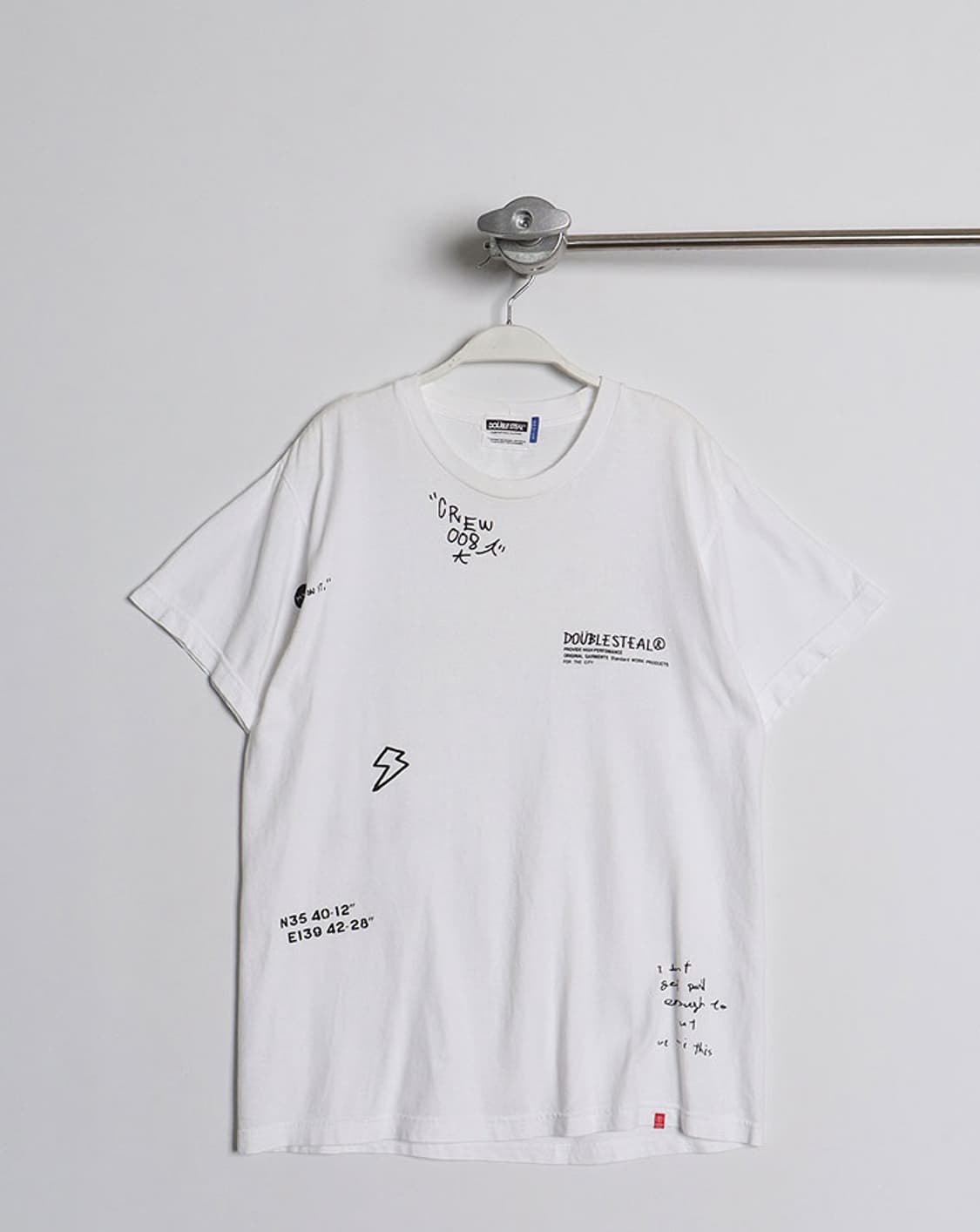  DOUBLE STEAL Print T-Shirts 상품이미지1