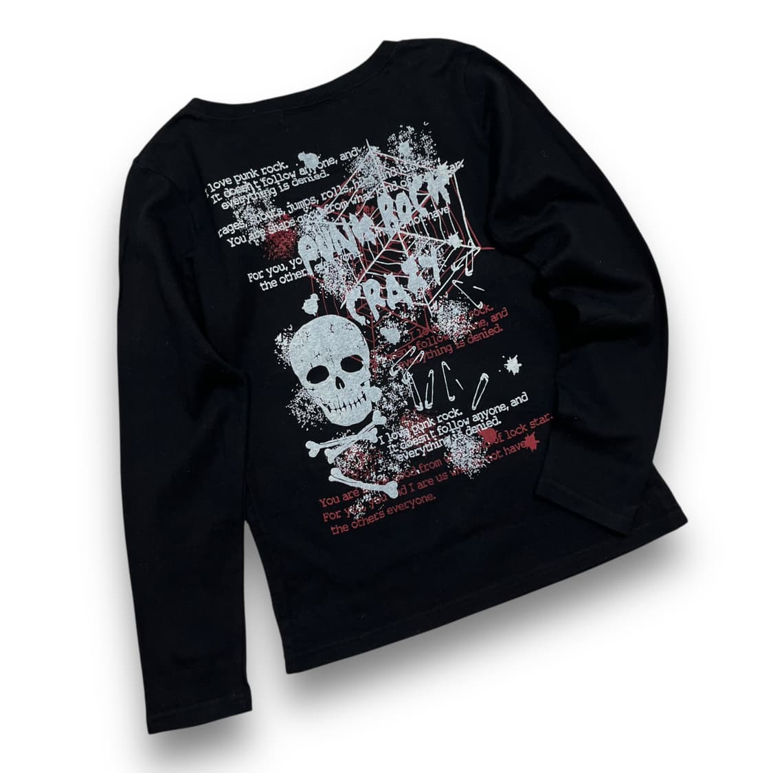 J-honey punk skull Dark long sleeve 상품이미지3