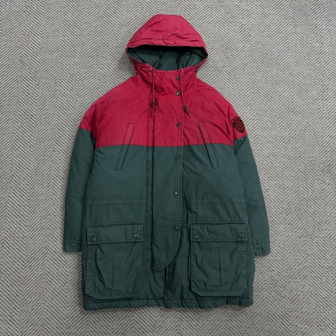 폴로컨트리 배색 야상점퍼 v1549 상품이미지1