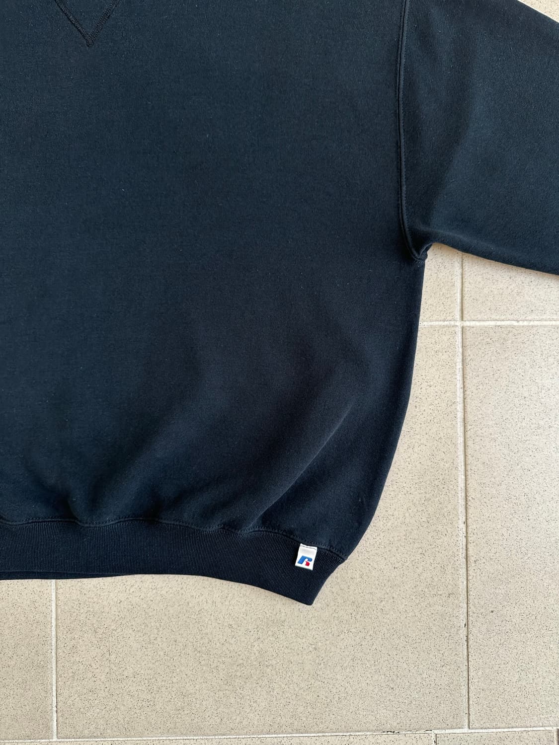 00s 빈티지 러셀 스웻셔츠 블랙 XL 상품이미지3