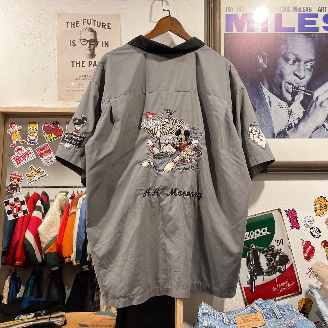 미키마우스 볼링셔츠 3XL 상품이미지1