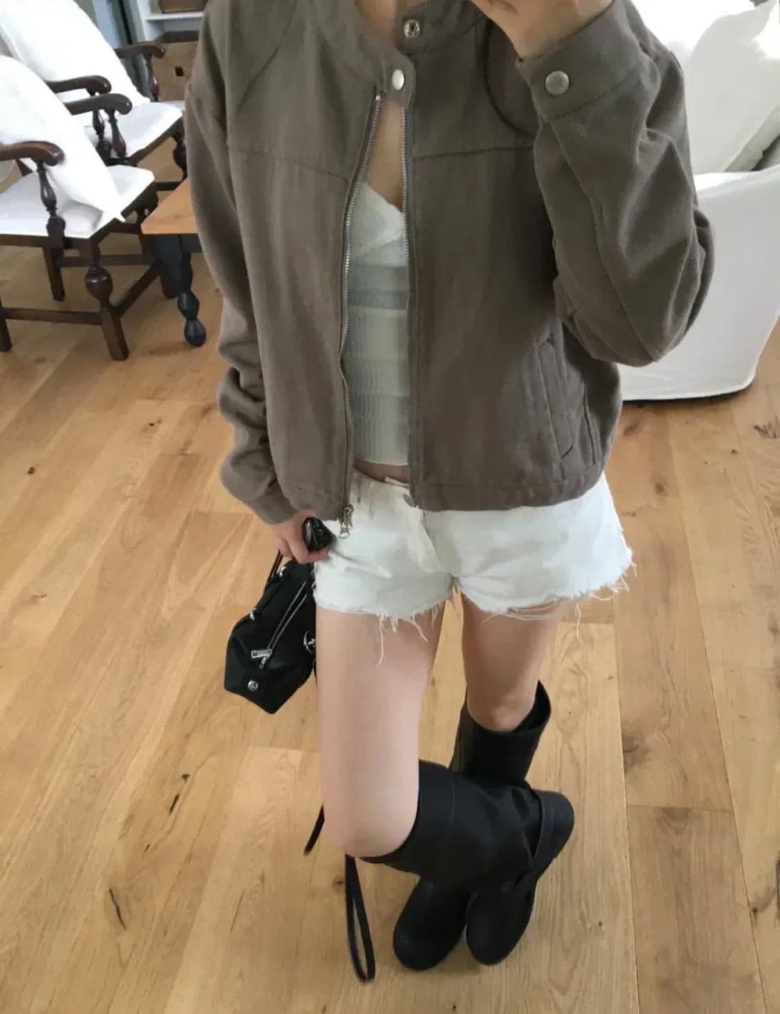 새상품) 아워캐비넷 워싱 자켓 상품이미지2