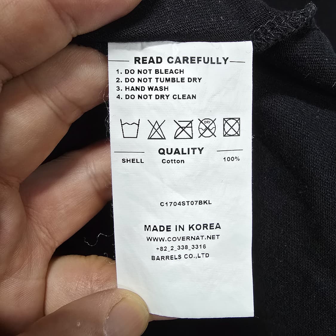 커버낫 C 로고 반팔 티셔츠 L 상품이미지5