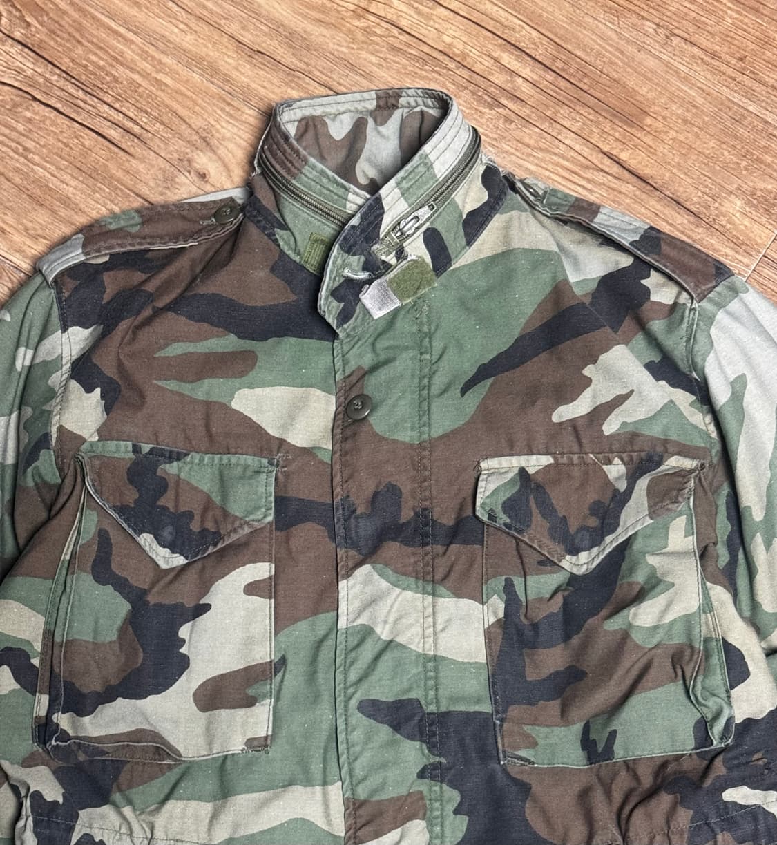 [S] 밀리터리 80s M65 스코빌 우드랜드 필드자켓 상품이미지4