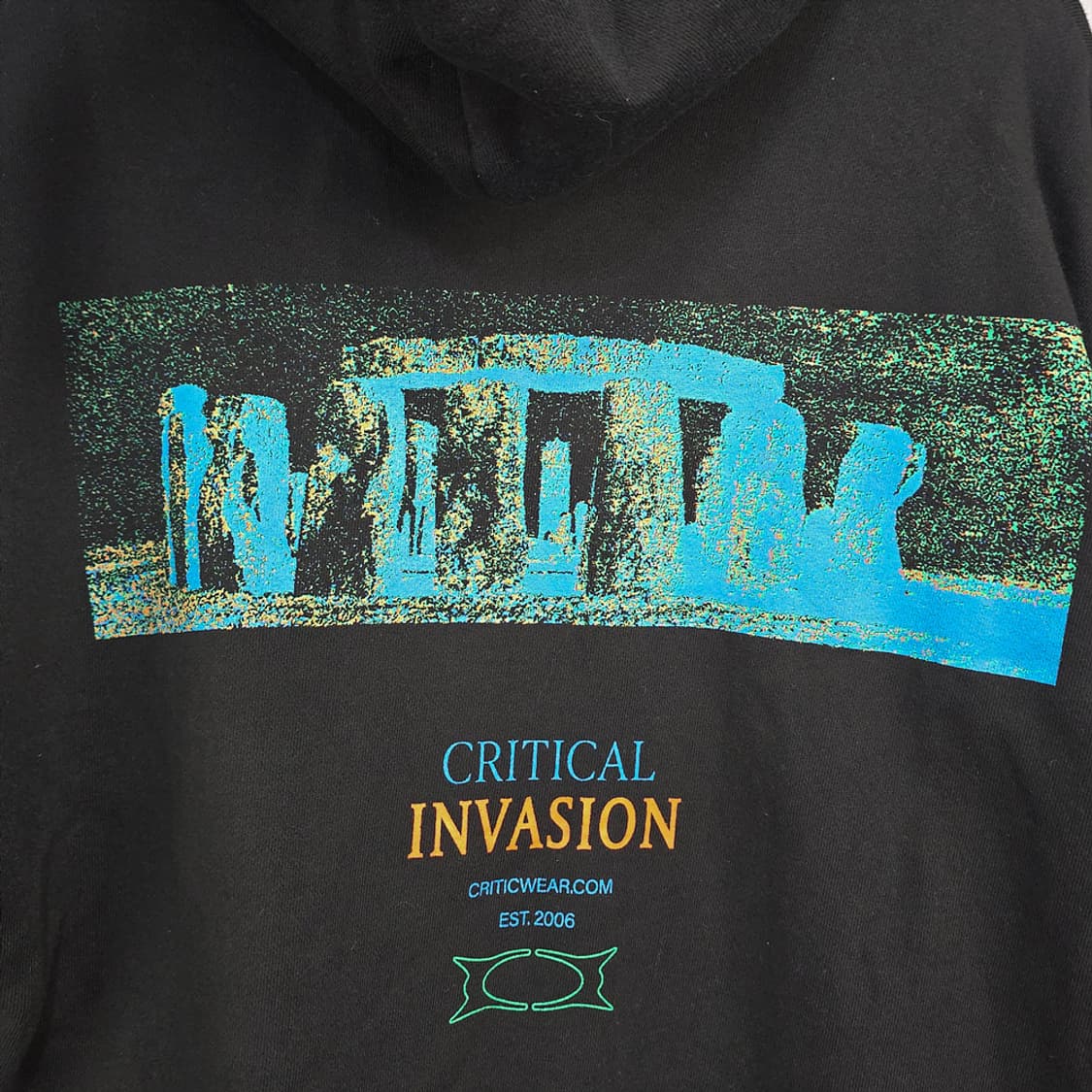 크리틱(CRITIC) 오버핏 프린팅 후드티 M 상품이미지5