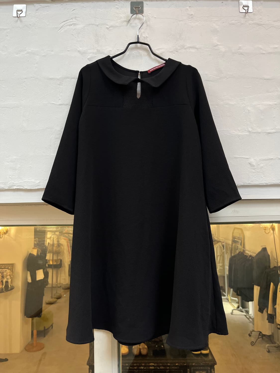 Comptoir Des Cotonniers 블랙 피터팬 칼라 드레스 XS 상품이미지1