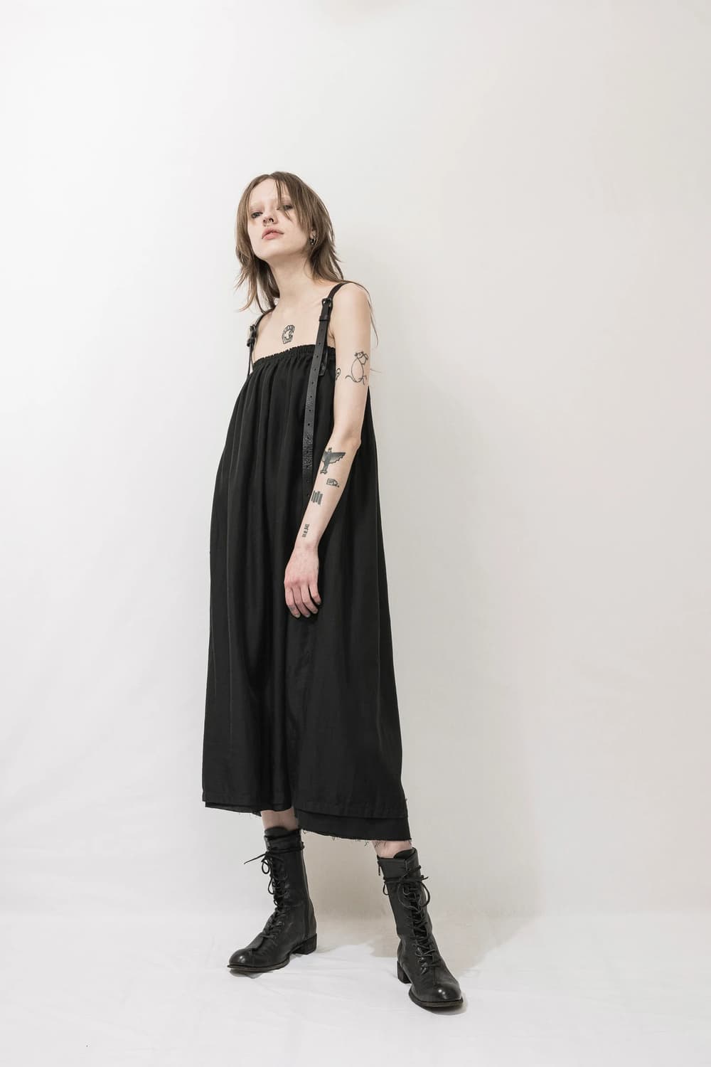 누드:마사히코 마루야마 린넨 롱 스커트/드레스 상품이미지2