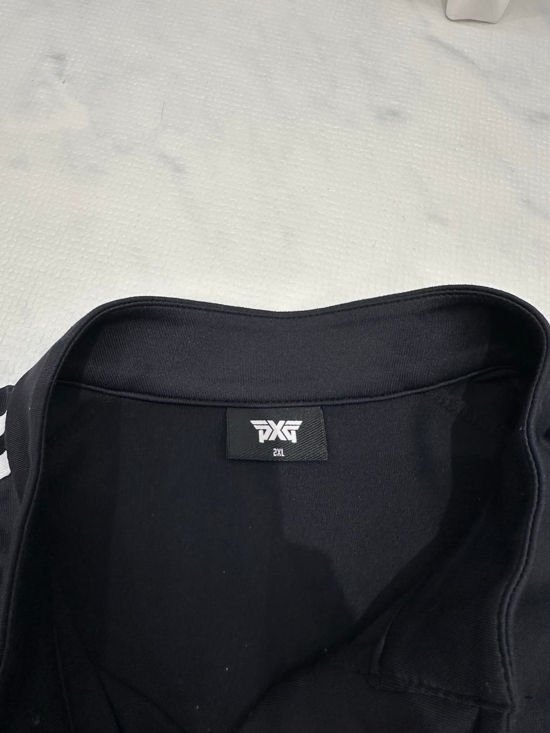 PXG 남성 하프 집업 티셔츠 (블랙 / XXL) 상품이미지3