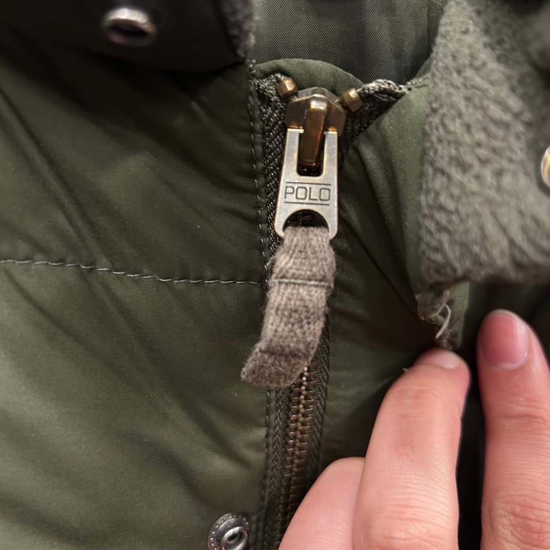 폴로 랄프로렌 덕다운 스몰포니 후드 푸퍼 패딩 상품이미지4