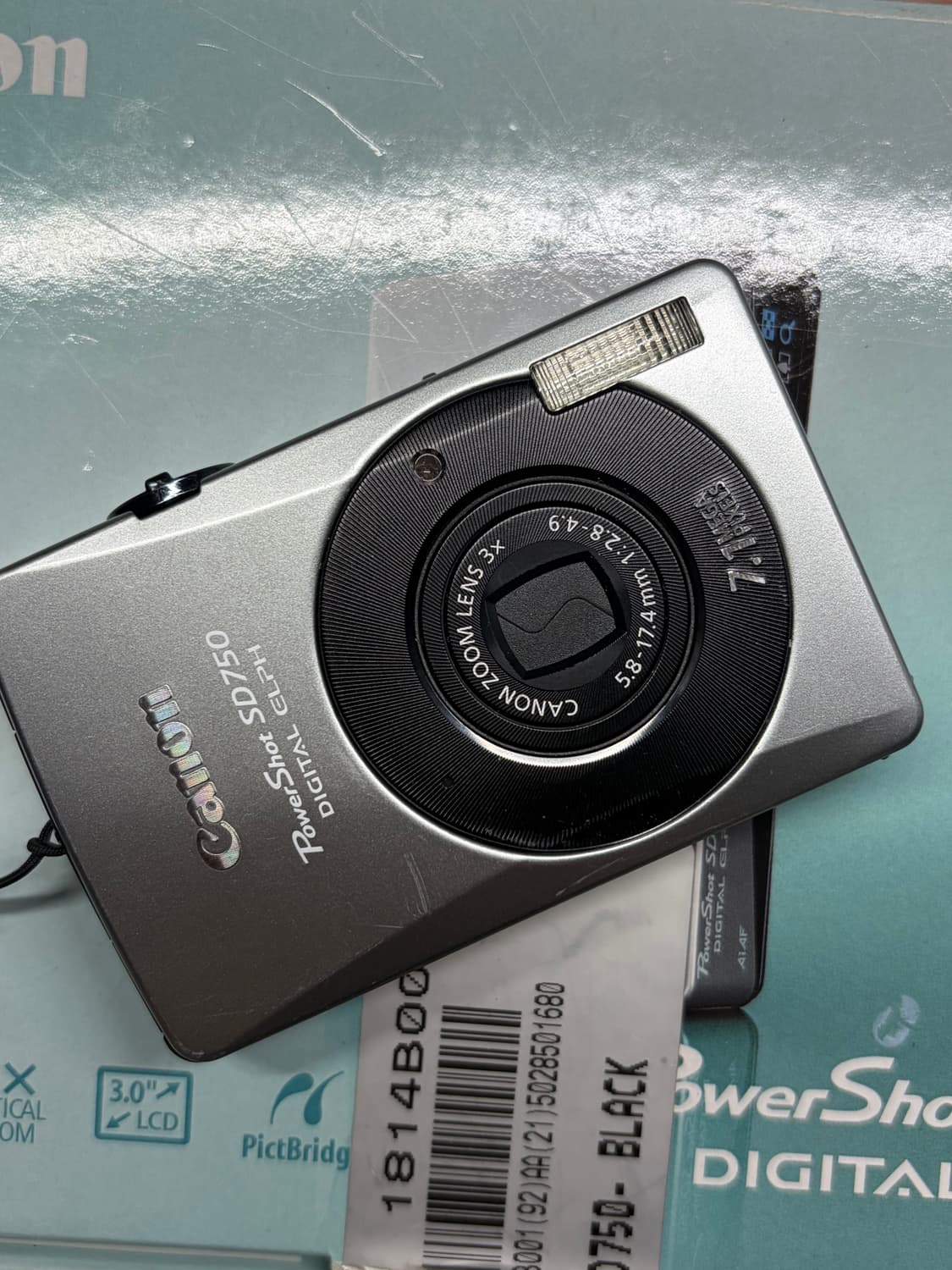캐논 파워샷 sd750 (익서스 75 ixus 75) nct 우유시 사용 상품이미지1