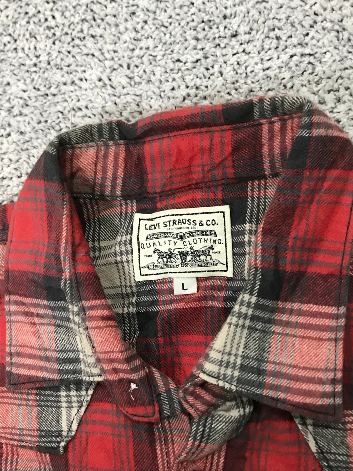 Levi’s Check Shirt 상품이미지3