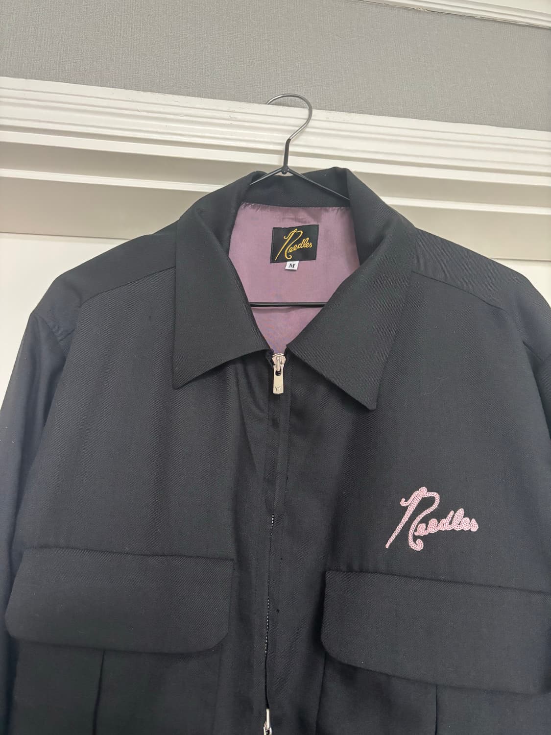 [M] 니들스 스포츠 개버딘 자켓 블랙 상품이미지3