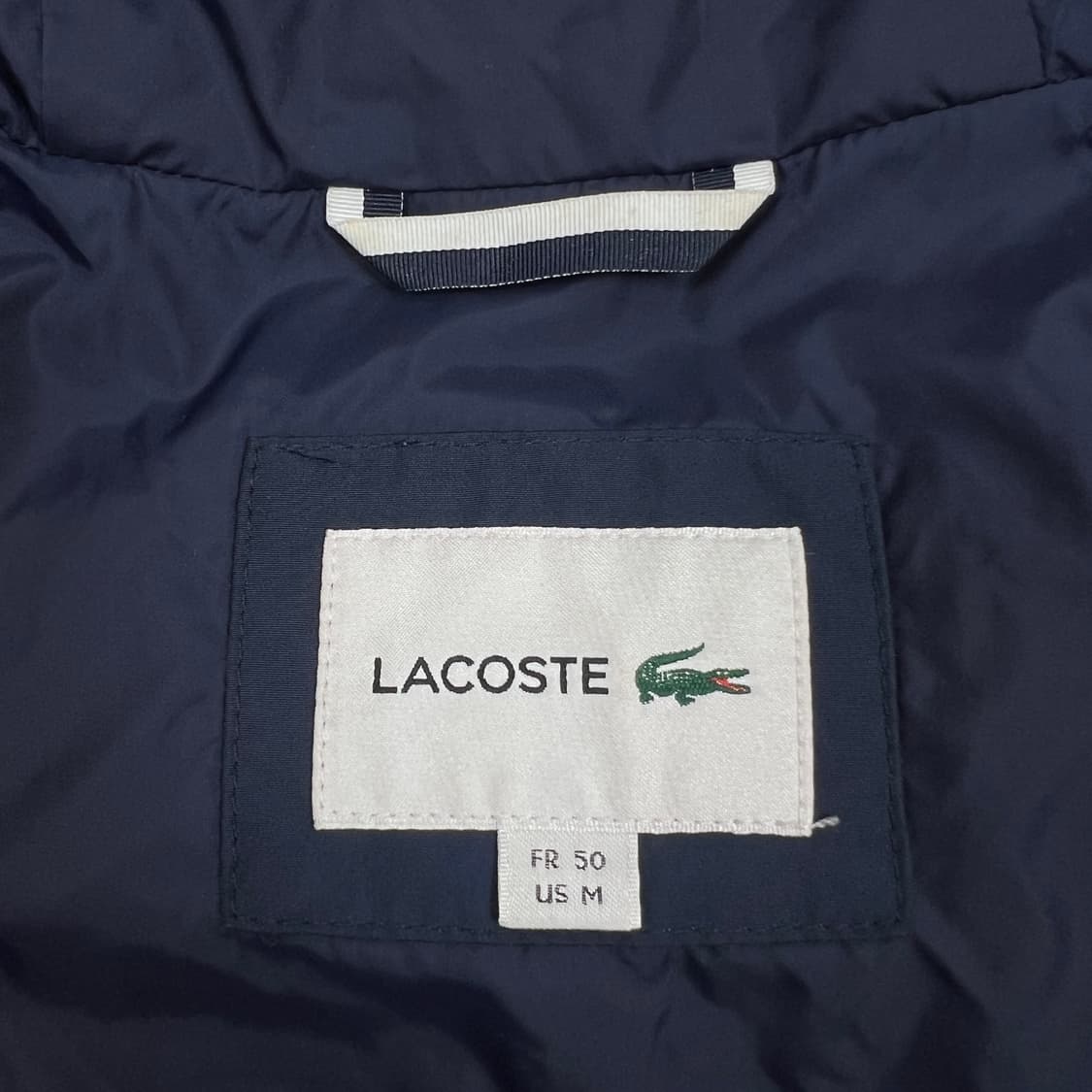 라코스테 남성 덕다운 후디 블루종 패딩자켓 100 상품이미지6