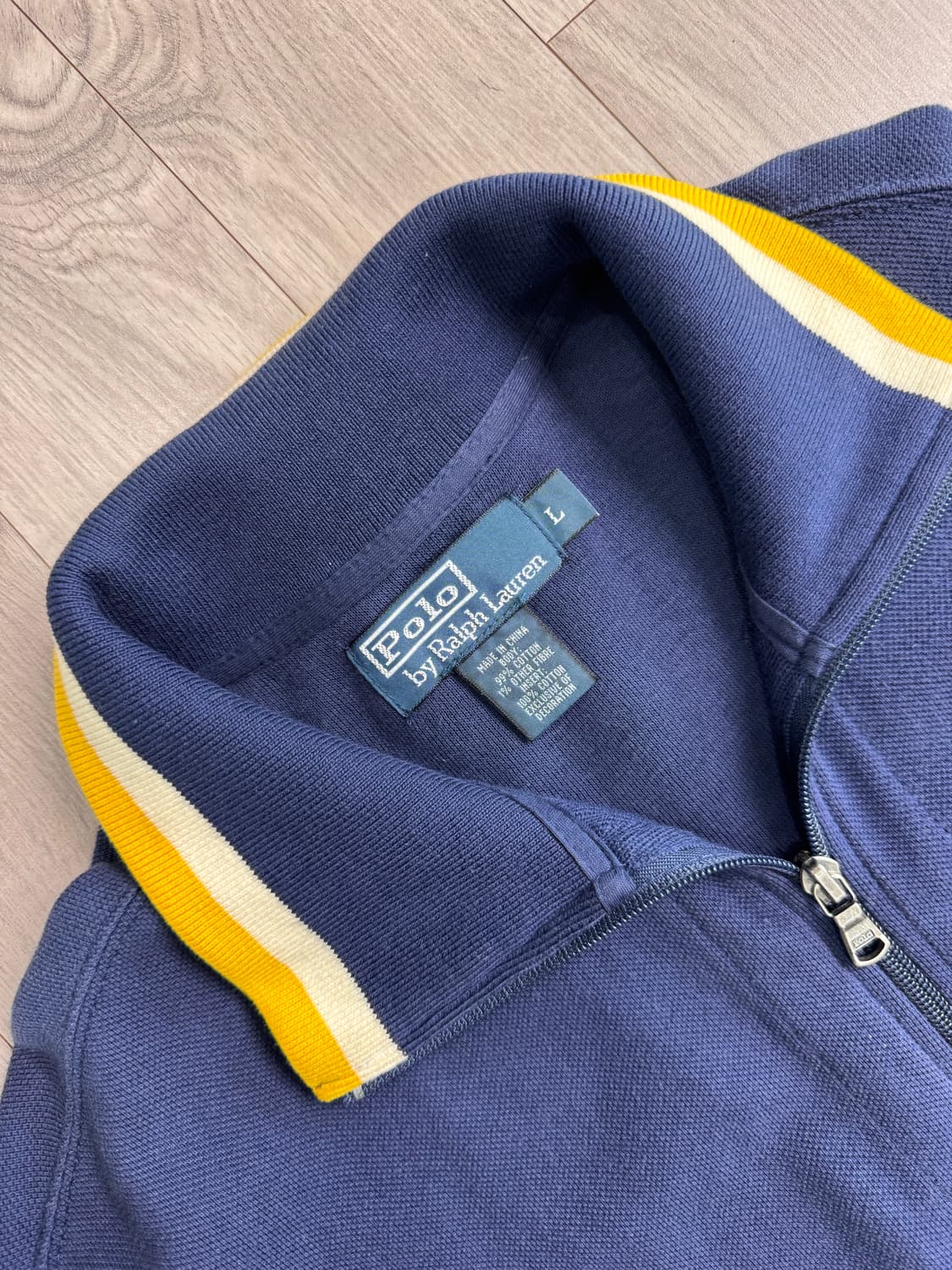 폴로 랄프로렌 빅포니 네이비 코튼 집업 상품이미지5