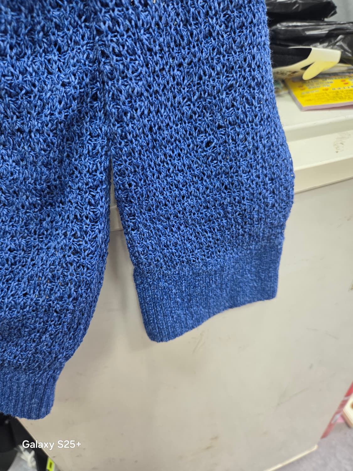 터임   니트  불루   가디건 상품이미지3