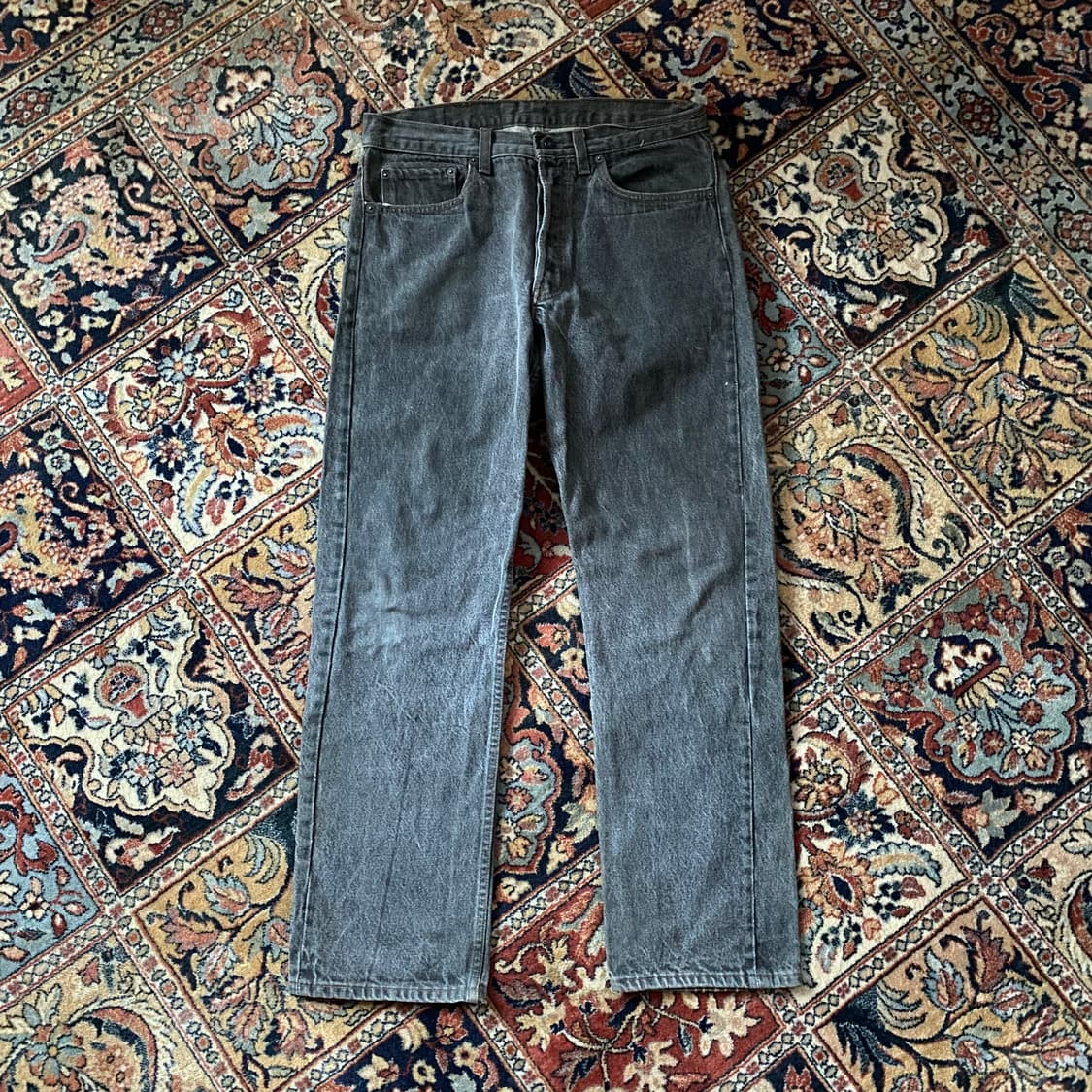 🌊88년 USA Levis 501 black denim pants 상품이미지2