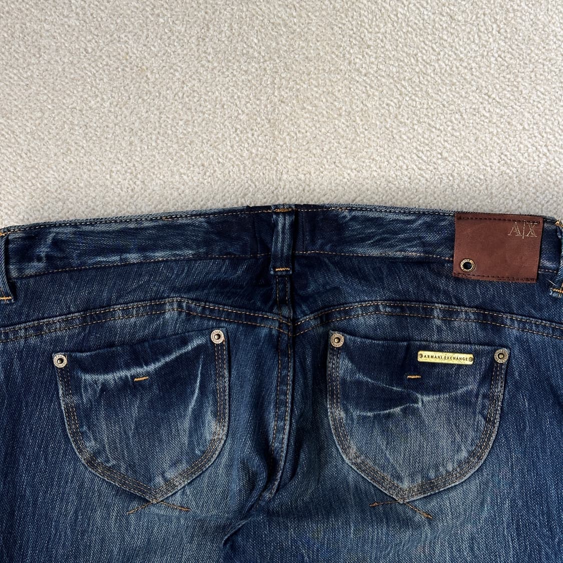 아르마니 익스체인지 로우라이즈 데님팬츠 상품이미지4