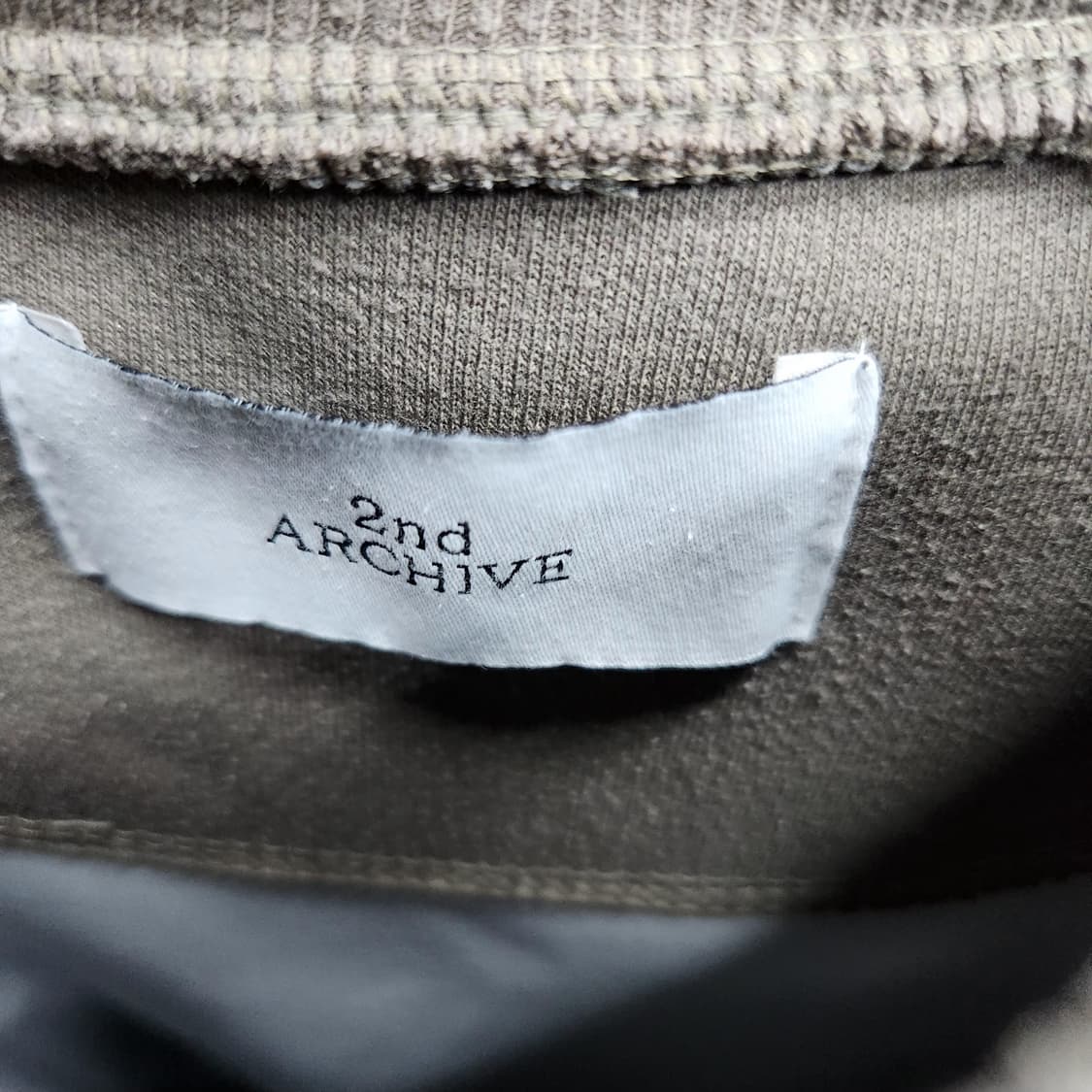 세컨드아카이브 스트릿무드 백로고 오버핏 맨투맨 2XL 상품이미지5