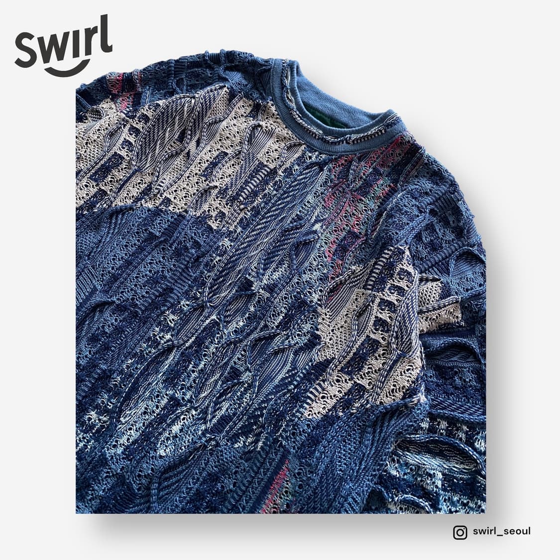 🌊 TUNDRA 3D cable knit 상품이미지3