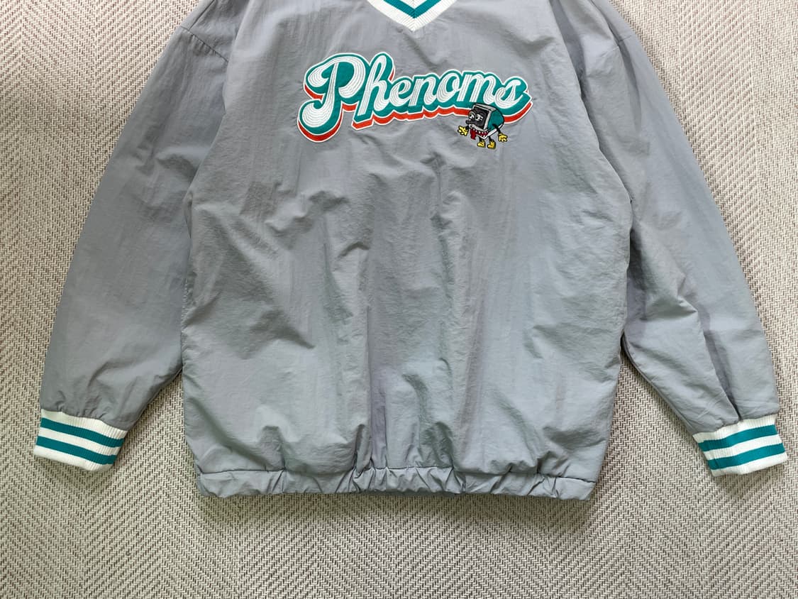 빈티지 phenoms 나일론 그레이 풀오버 윈드브레이커  상품이미지2