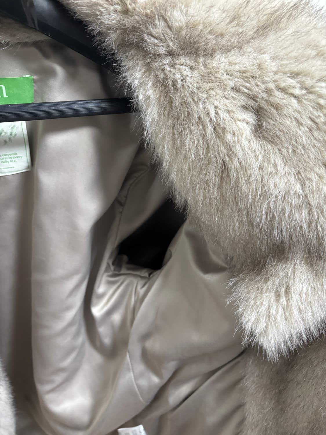 시눈 헤비 믹스 퍼 자켓 애쉬브라운 sinoon fur jacket 상품이미지4