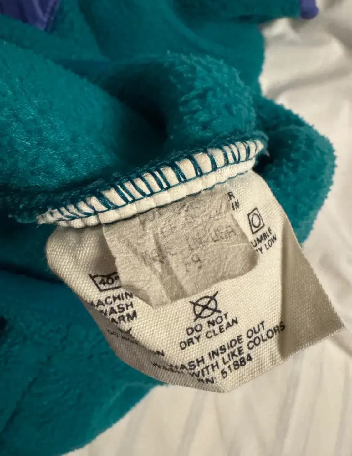 made in usa 90s 파타고니아 신칠라 틸그린 퍼플 m 상품이미지5