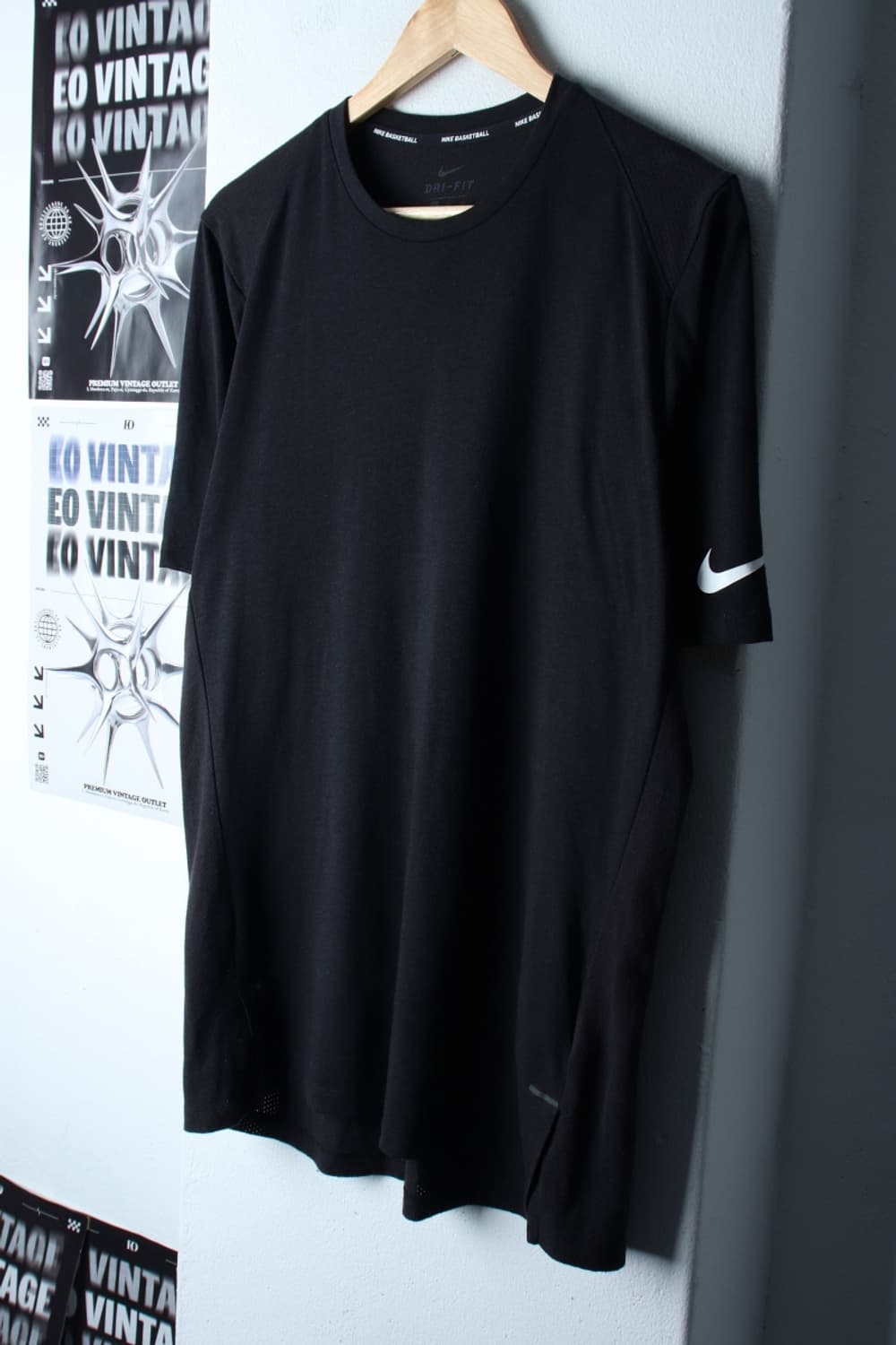 (XL-2XL) 나이키 반팔 티셔츠 드라이핏 농구 기능성 블랙-7B4A 상품이미지1