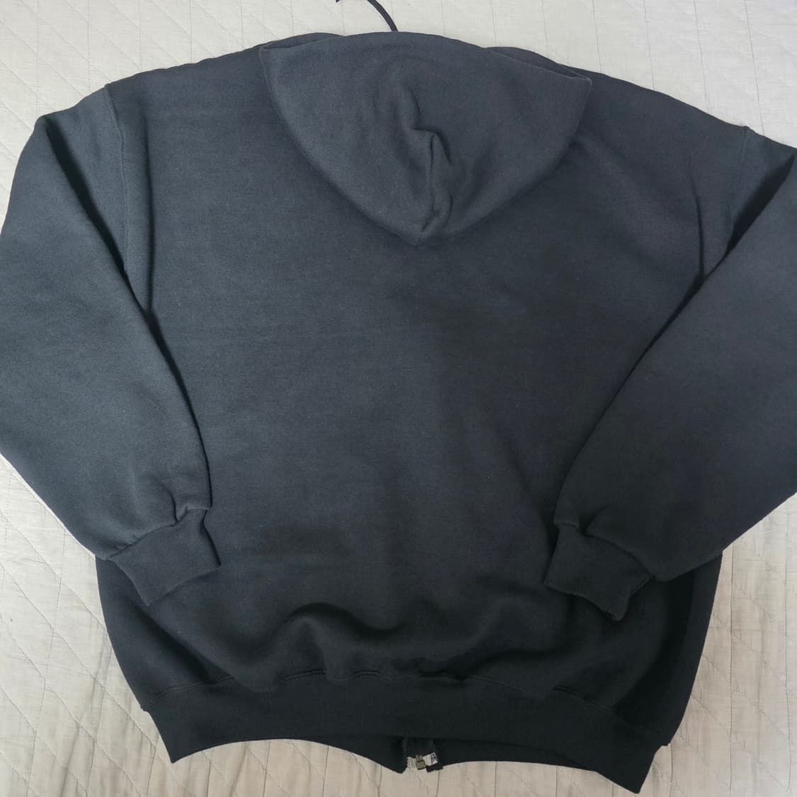 [XL] 90s 빈티지 러셀 애슬레틱 후드집업 블랙 ver.굿컨디션 상품이미지3